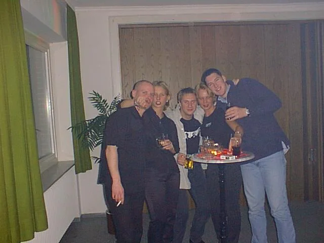 Gruppe bei der Weihnachtsfeier 1998